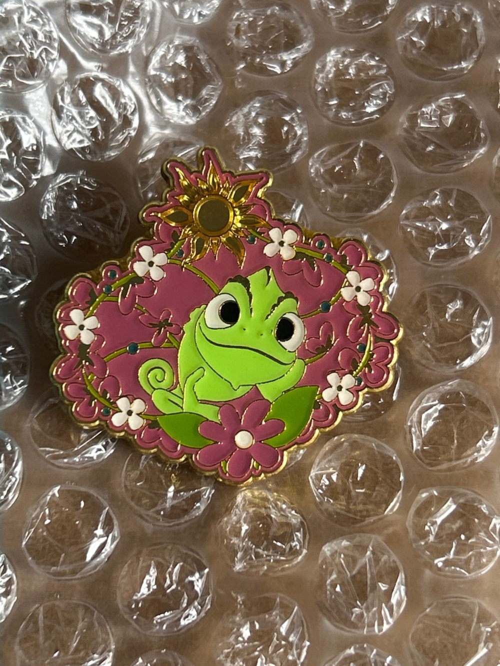 Loungefly Pascal Tangled Disney Princess Sidekick Floral Pin